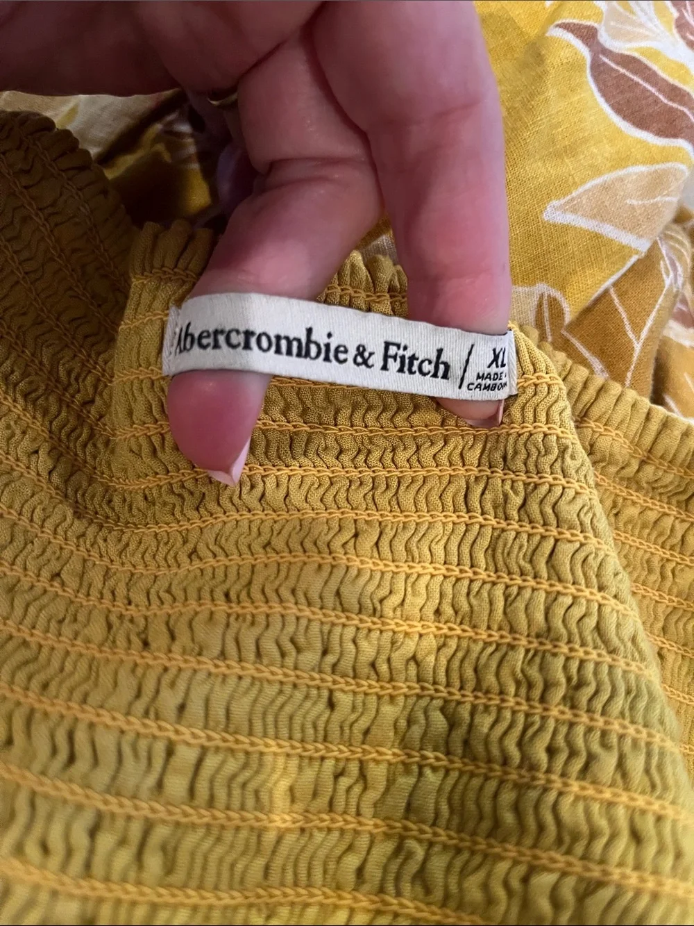 Abercrombie & Fitch Linen-Blend Button-Through Maxi Dress | size xl